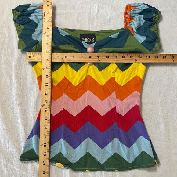 Collectif Rainbow Shirt - Picture 8 of 9